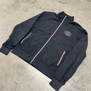 Gucci Logo Blue Windbreaker Jacket XL Mens